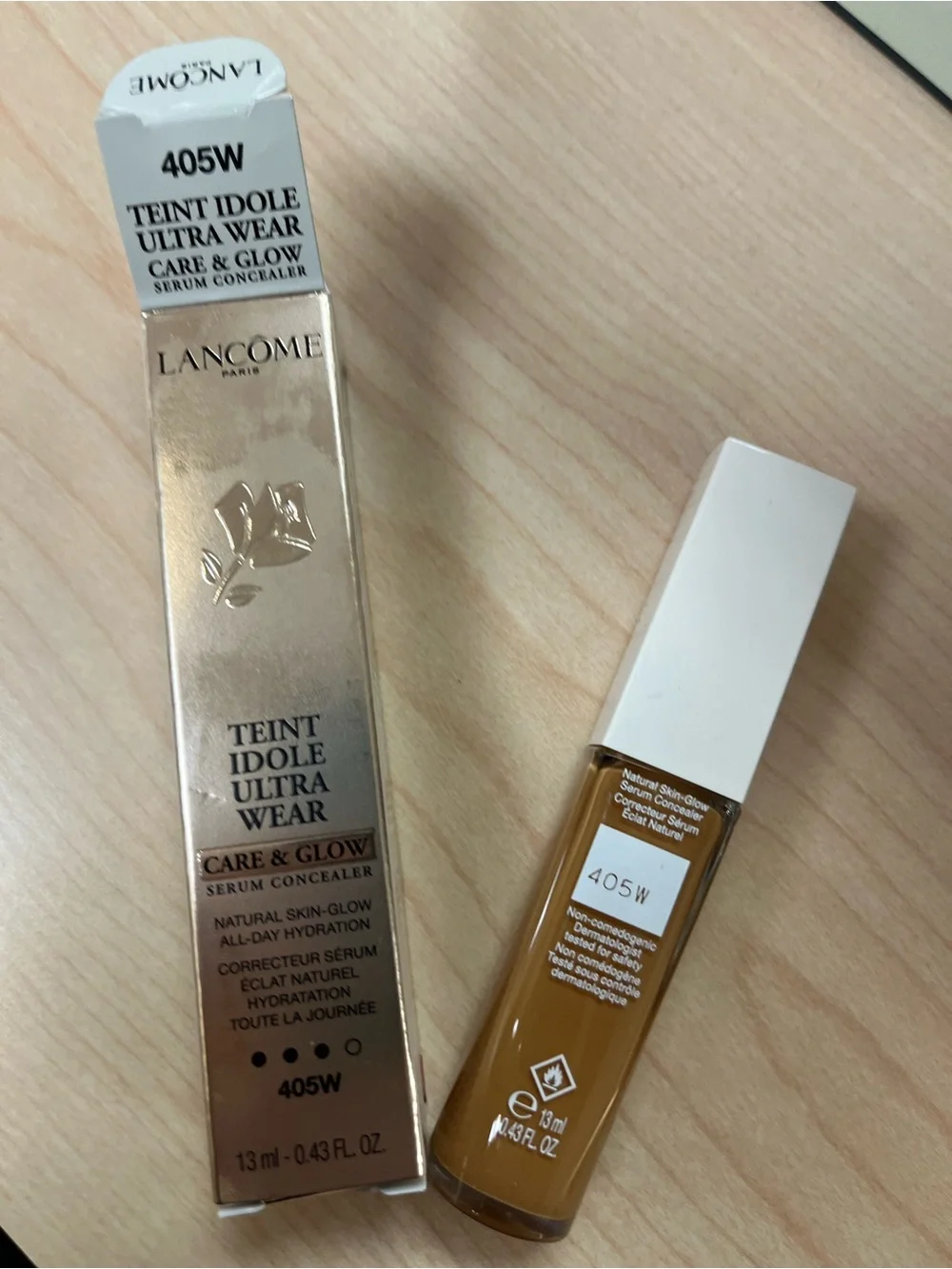 Lancome Teint Idole Ultra Wear Care & Glow Serum Concealer ~0.43 fl oz 405W